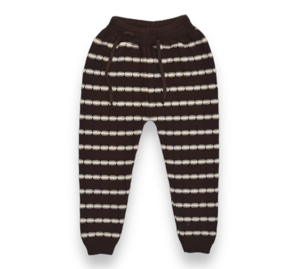 Alba Striped knit bukser